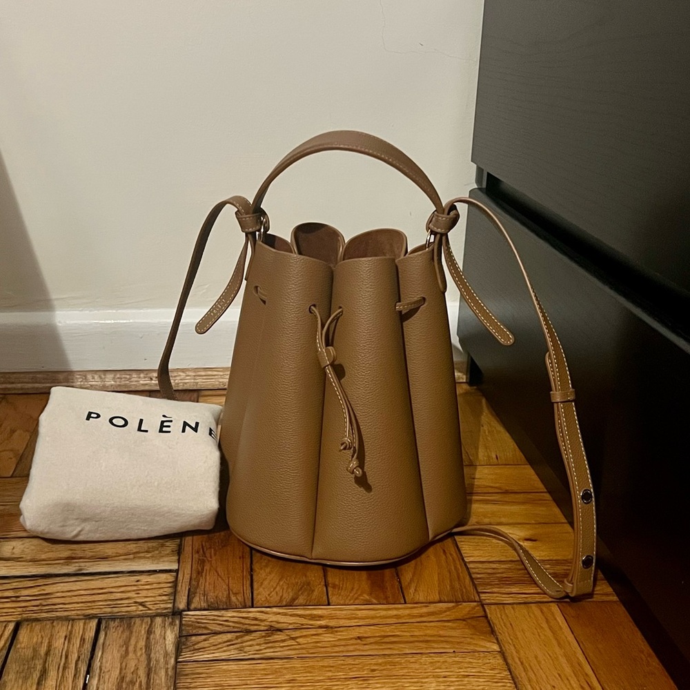 LIKE NEW Beautiful Polène Numéro Huit - Number Eight Large size in Camel Color